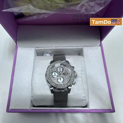 Invicta Pro Diver 35342 Women's Watch 40mm, Mother of Pearl Dial, Stainless Steel at Watches, Parts & Accessories in excellent condition